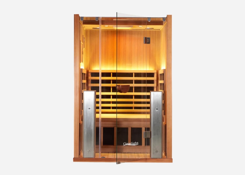 Two person infrared sauna