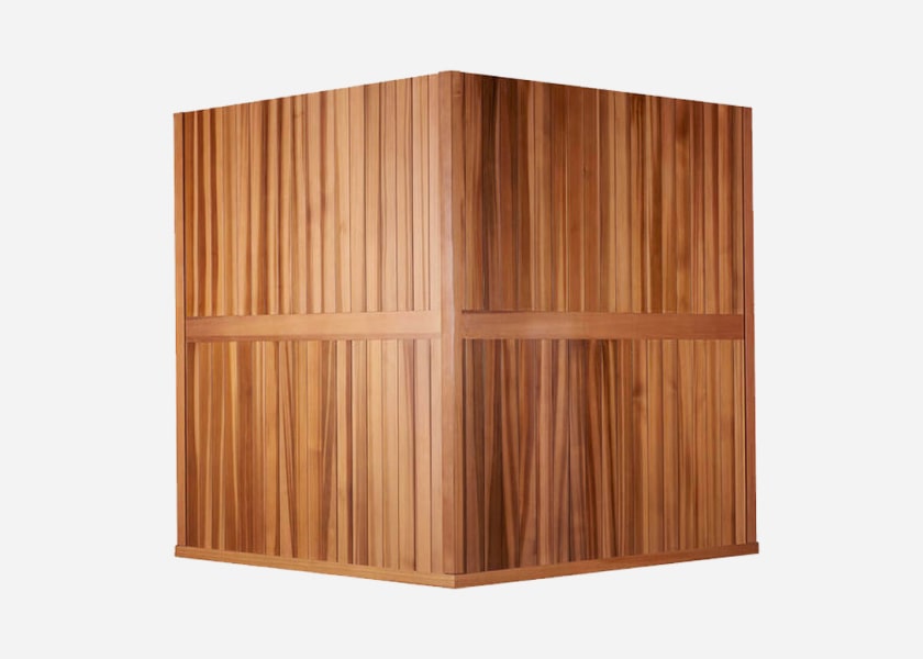 Clearlight® Sanctuary Corner 4 Person Sauna back