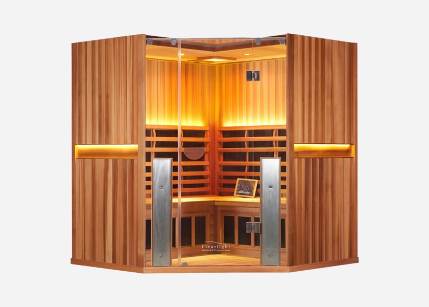 Clearlight® Sanctuary Corner 4 Person Sauna