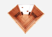 Clearlight® Sanctuary Corner 4 Person Sauna top